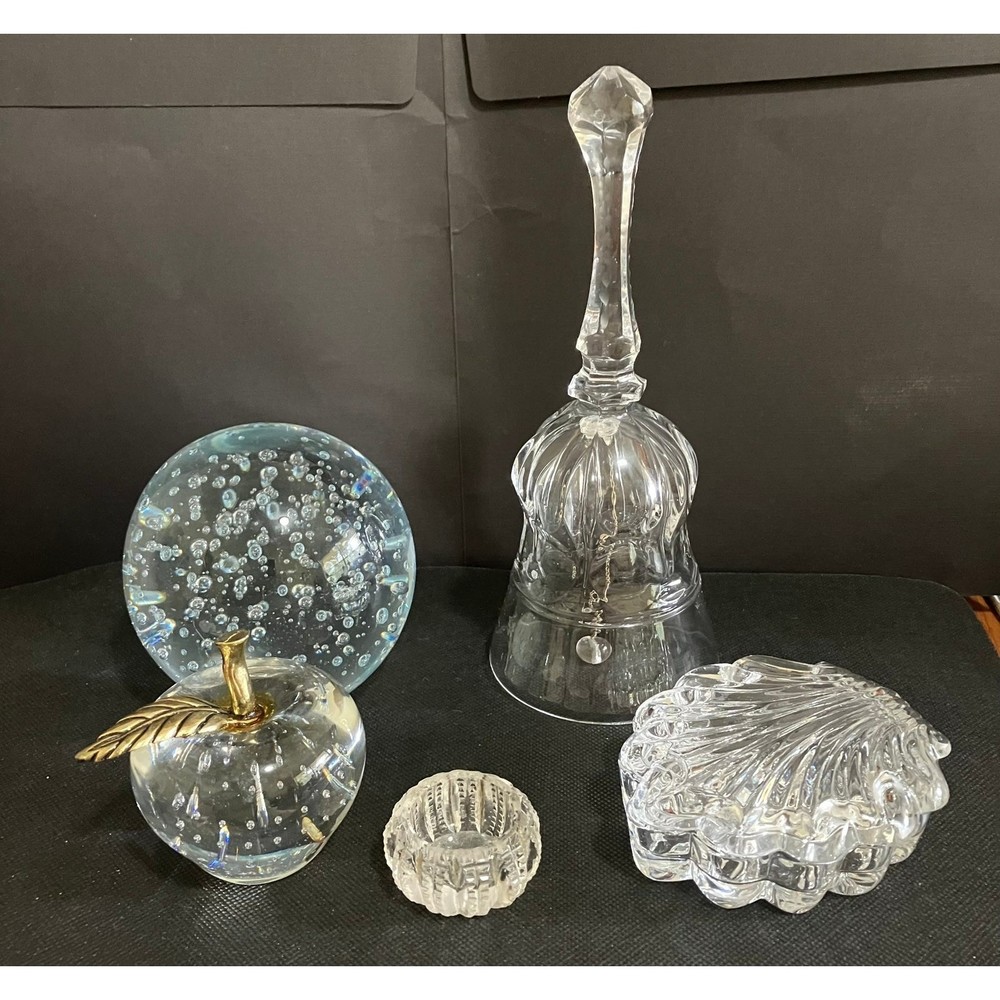 Lot of vintage crystal and glassware